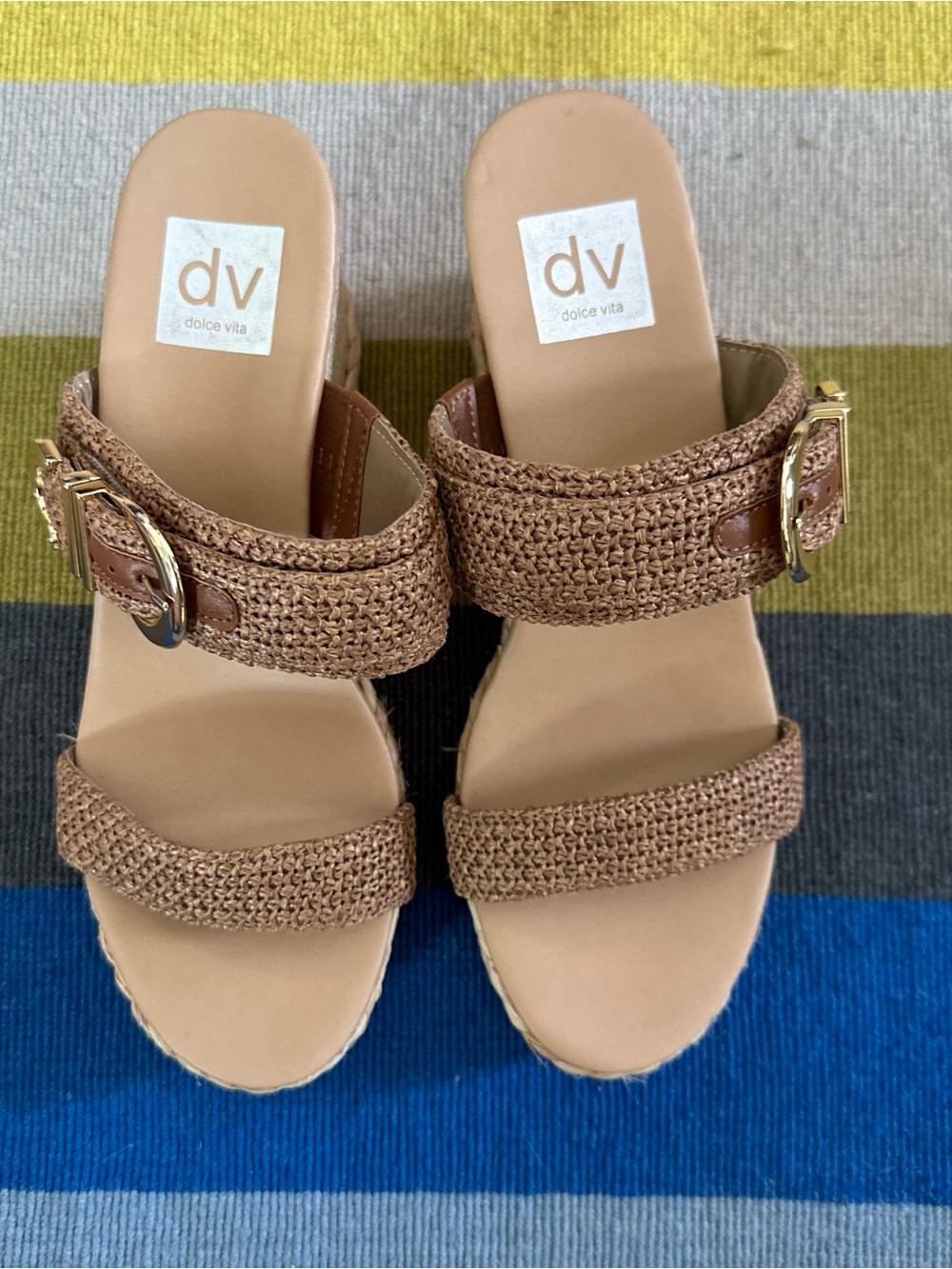 Dolce Vita elena tan slide wedge
